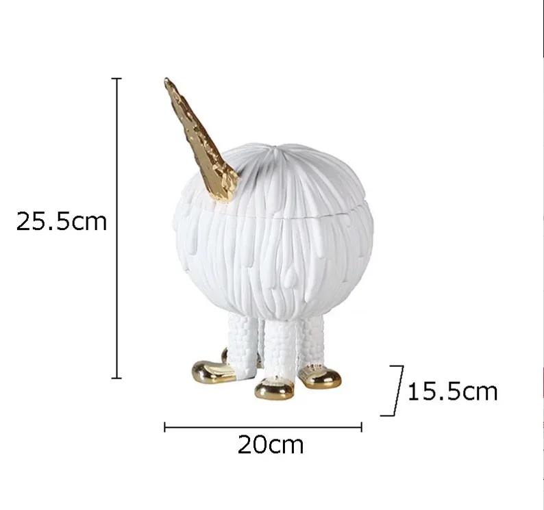 Interesting Monster Shaped Storage Jar Living Room Desktop Decoration Snack Storage Tray New Interior Decoration Resin Model 19740₽