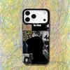 Band K-Kino Viktor Tsoi Phone Case For iPhone 17,16,15,14,13,12,11,X,8,7,Pro,Max,Plus,SE4,Air,Mini IMD Gray Hard Matte