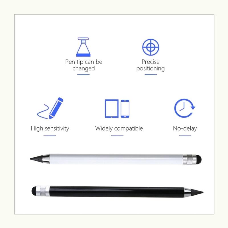 Tragbare Stifte kapazitiver Disc-Spitze Stift kapazitiver Stift Touchscreen-Stift für Handy Tablet Empfindlichkeit