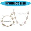 Fashionable Daisy Themed Bracelet Modern Style Bracelet Pendant Necklace Alloy Texture Suitable for Various Occasions