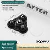 Universal Adhesive Caster Wheels, Silent, Wear-Resistant, Punch-Free Ball Bearings, Thickened Base for Household Use