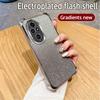 Luxury Plating Glitter Phone Case For Honor 200 100 90 80 70 60 50 Pro 50SE Shockproof Bumper Protector On Honor 200 Pro Cover