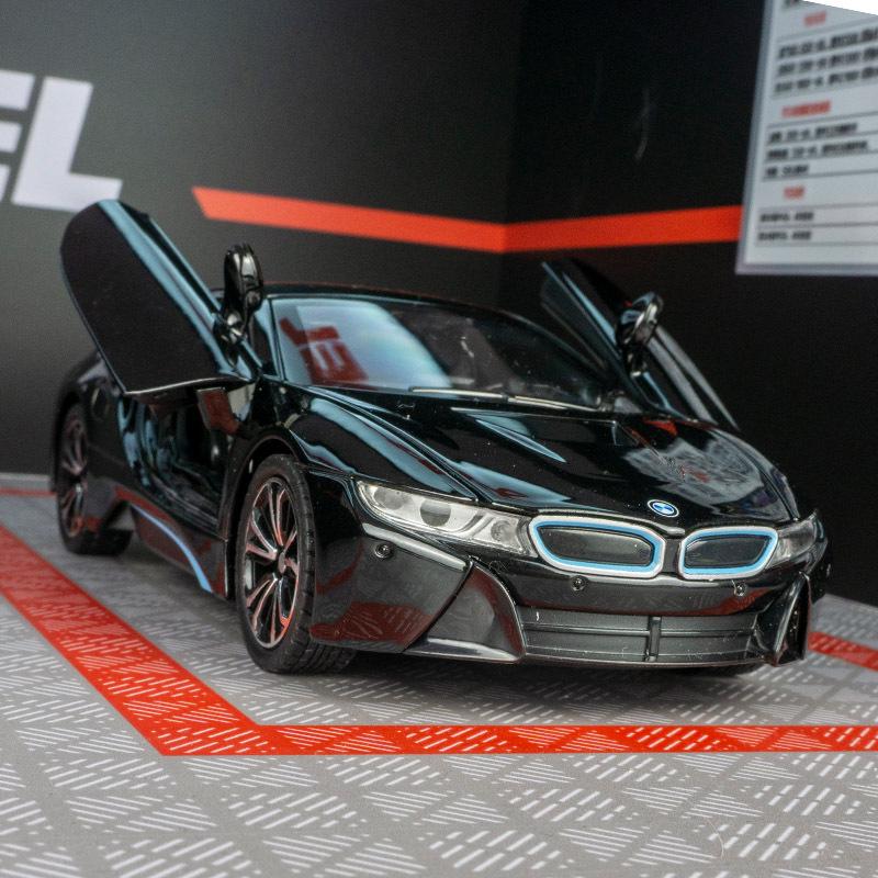 

Jiaye VB24275 BMW I8 Alloy Supercar Model: Sound, Light, and Openable Doors Toy