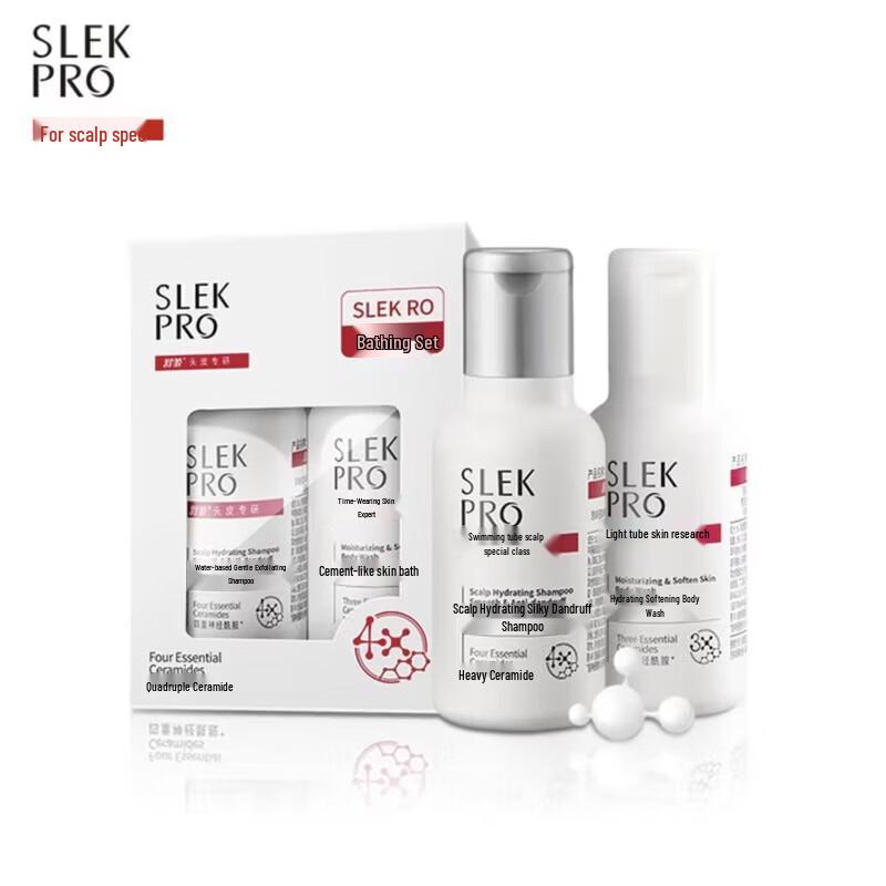 Slek PRO Scalp Care Shampoo & Conditioner Travel Set