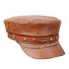 Cappello Stili Navali Con Fibbie a Cintura Catena Durabilità Pelle PU Cappello Per Vari Volti e Occasioni Y08E