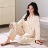 Pajamas Women'S Pure Cotton Long-Sleeved Autumn, Winter And Mid-Autumn Loungewear Set