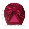 Newborn Baby Infant Girl Headwear Solid Color Design Girls Boys Caps Baby Hat Cute Turban Elastic Cap