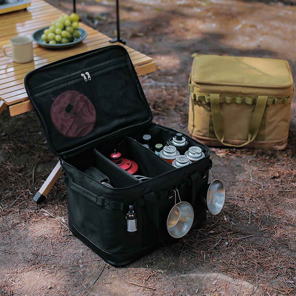 Outdoor Camping Cookware Storage Bag Camping Kitchen Barbecue Tableware Tools Bag Picnics Oven Bag Luggages Storage Bag