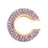 Luxury Sparkling Women's Ear Cuff - No Piercing Needed, Vibrant Colors