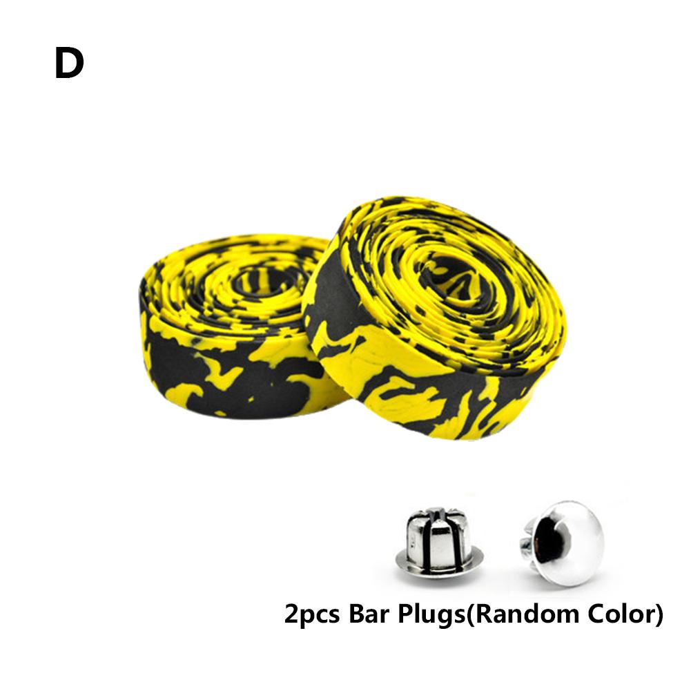 2PC 3x200cm EVA Bicycle Handlebar Tape Cycling Mountain Bike Handle Belt Reflective Wrap Road Bike Belt With 2pc Bar Plugs