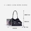 New Trendy Fashion Single-shoulder Women's Bag Design, Genuine Leather Large-capacity Commuter Bag, Casual Tote Bag