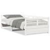 VidaXL Lit de jour sans matelas blanc 80x200 cm bois de pin massif 854959