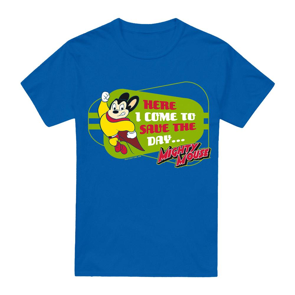Mighty Mouse Mens Here I Come T-Shirt