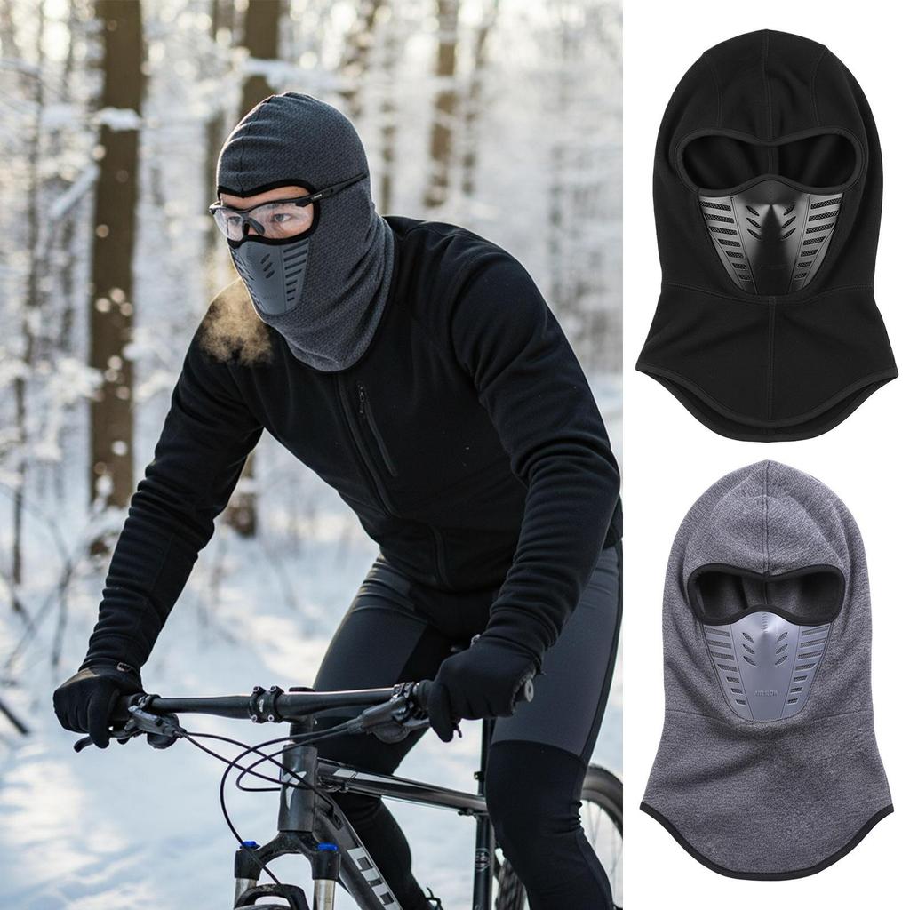 Face Cover For Motorcycle Riding Windproof Thick Warm Breathable Elastic Headwear Men Women Winter Face Warmer For Fishing