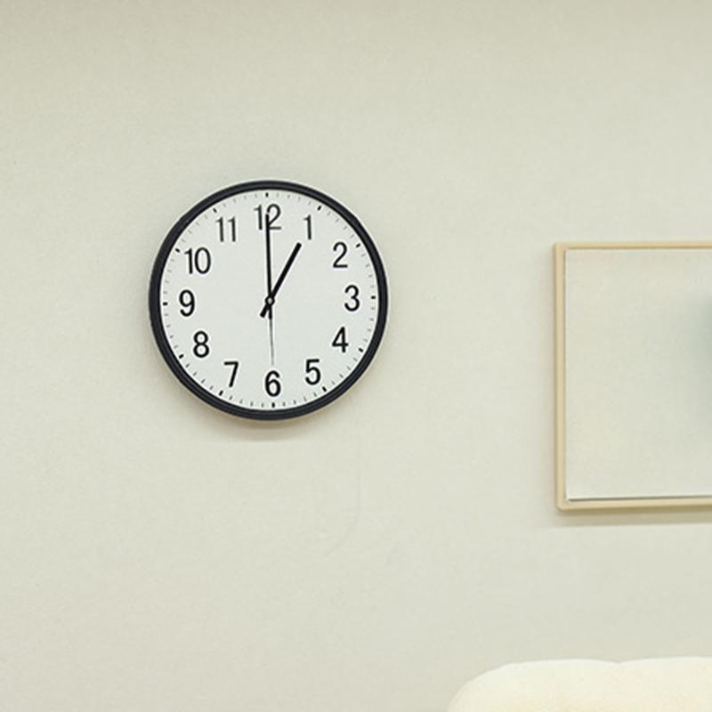 Portable Miniature Retro European Wall Clock For Dollhouses Use ABS Lightweight Design