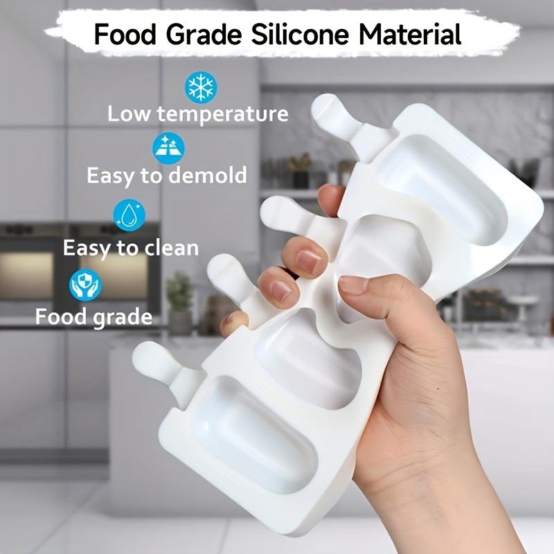 Matriță Silicon Înghețată Maker Popsicle de Casă Tavă Cuburi Gheață Reutilizabilă DIY Desert de Casă Congelator Matriță Mașină de Gheață Cu Bețișoare