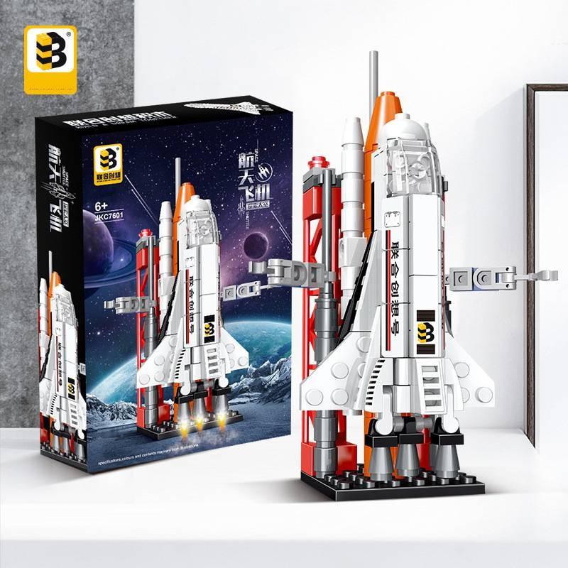 Space Assembly Shuttle Building Blocks With Abs Plastic For Play Toy Learning