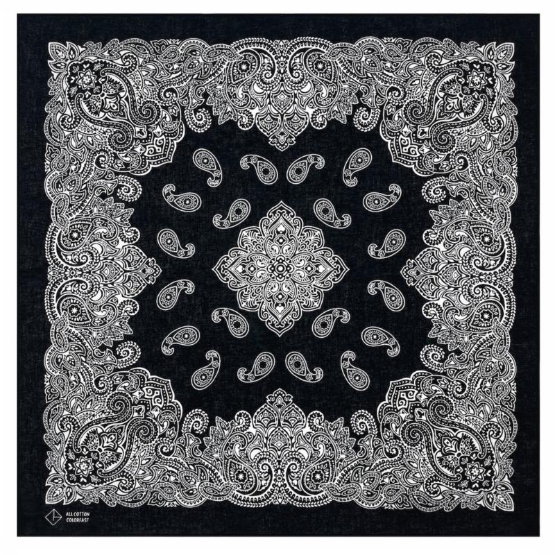 Paisleys Bandanas Handkerchief Multifunctional Scarves Hiphop Styles Scarf for Men and Women