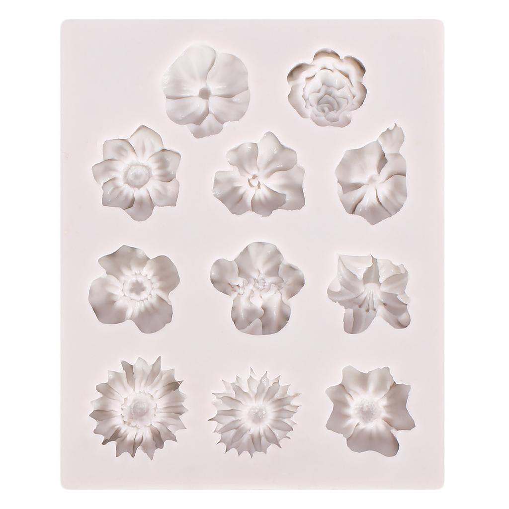 Floral Silicone  Liquid Silicone Fondant  Flower Collection