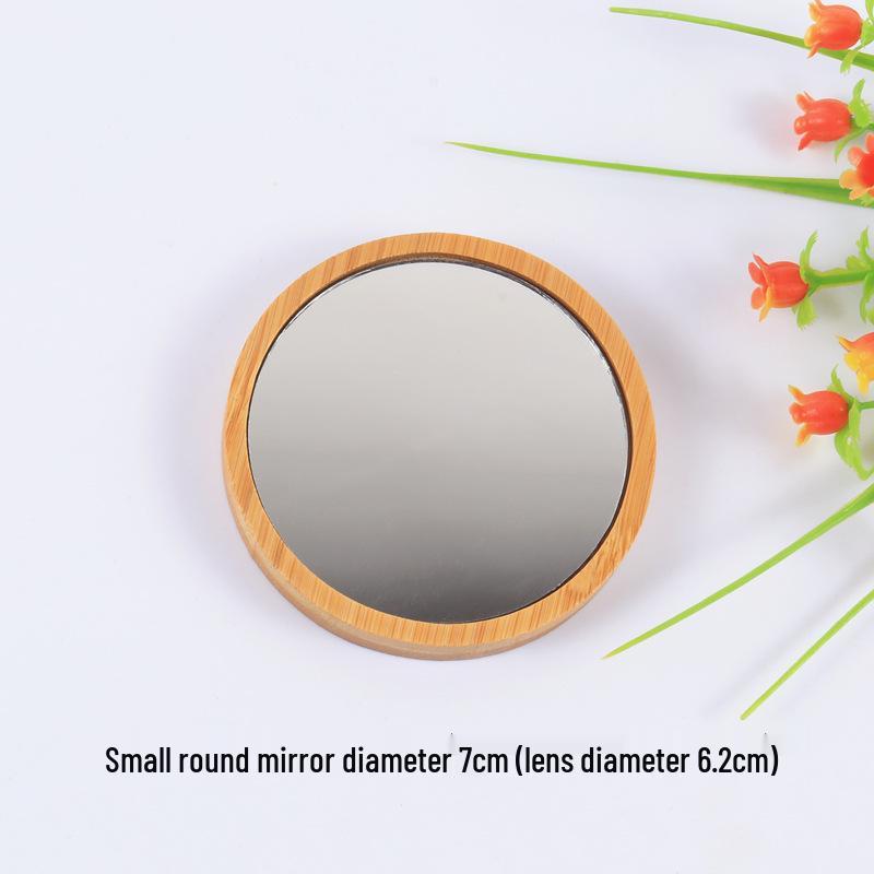 Handmade Cloisonné Enamel Plum Blossom Round Wood Mirror Kit
