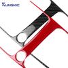 For Seat Leon 2017 2018 2019 Real Soft Carbon Fiber Sticker LHD RHD Car Gear Shift Outer Frame Panel Trim Interior Accessories