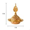 Metal Burner Table Centerpiece Decoration Fragrance Diffuser Censer Holder for Teahouse Temple Yoga