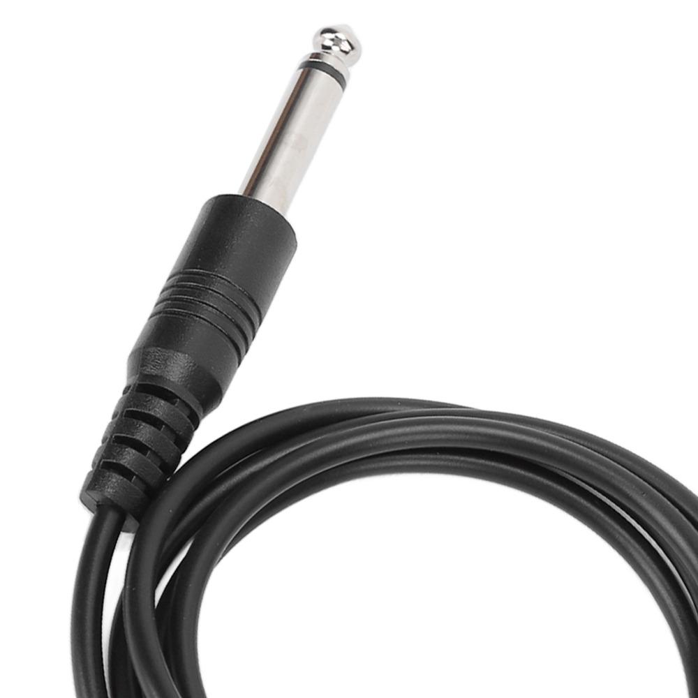 2PCS 3.3ft 6.35mm To 6.35mm Single-channel 1/4in Straight To Straight Guitar Cord  Audio Mixer