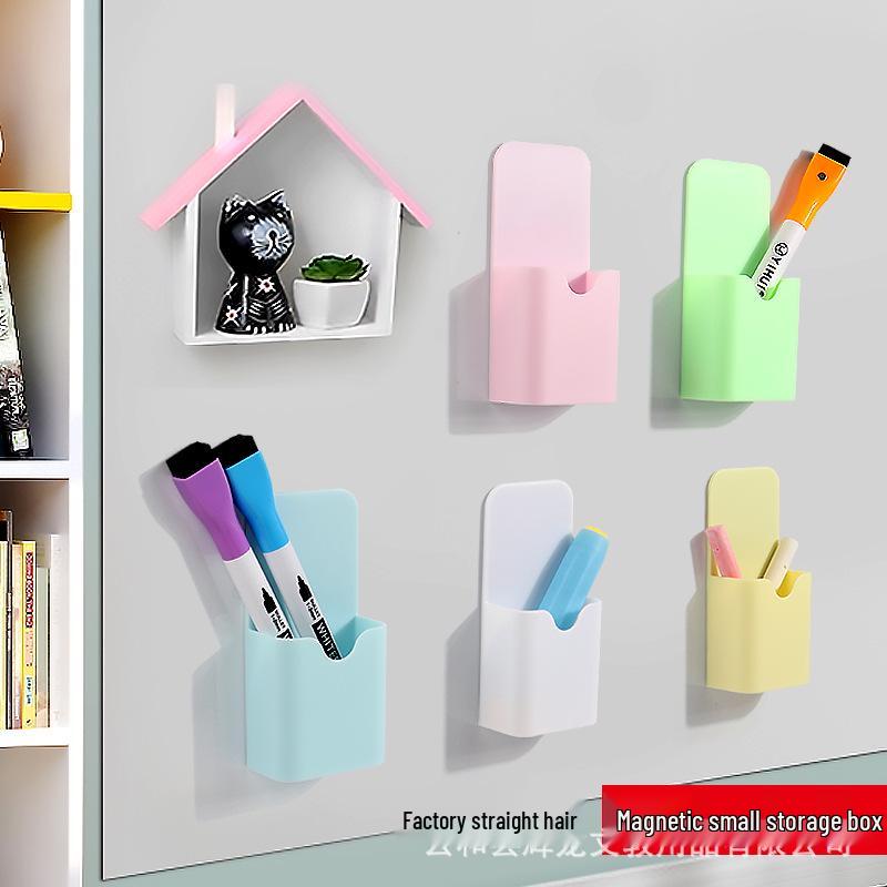 Mini Magnetisk Whiteboardpennhållare | Multifunktionell Förvaring för Hemmet, Kontoret eller Barnens Klotter