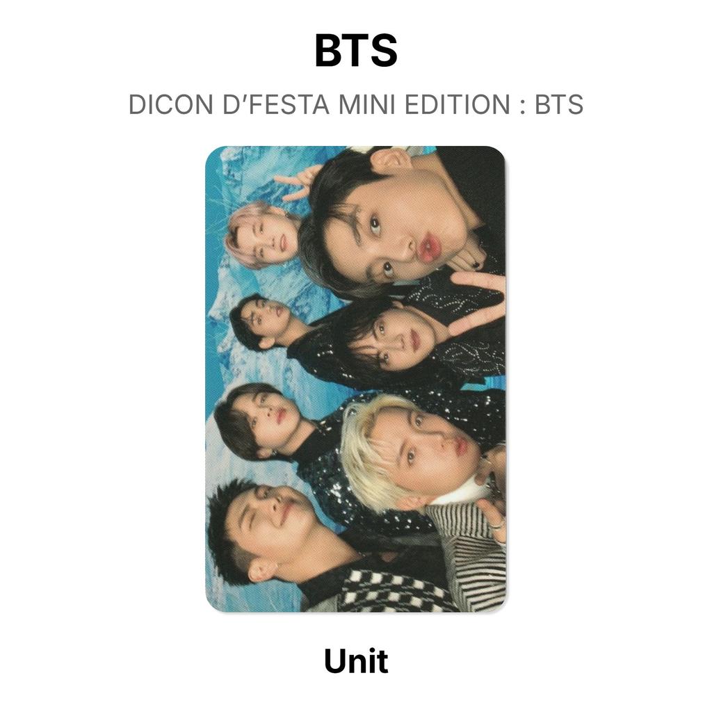 BTS DICON D’FESTA MINI EDITION : BTS Official Photocard