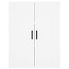 Highboard White 69.5 x 34 x 180 cm Particleboard