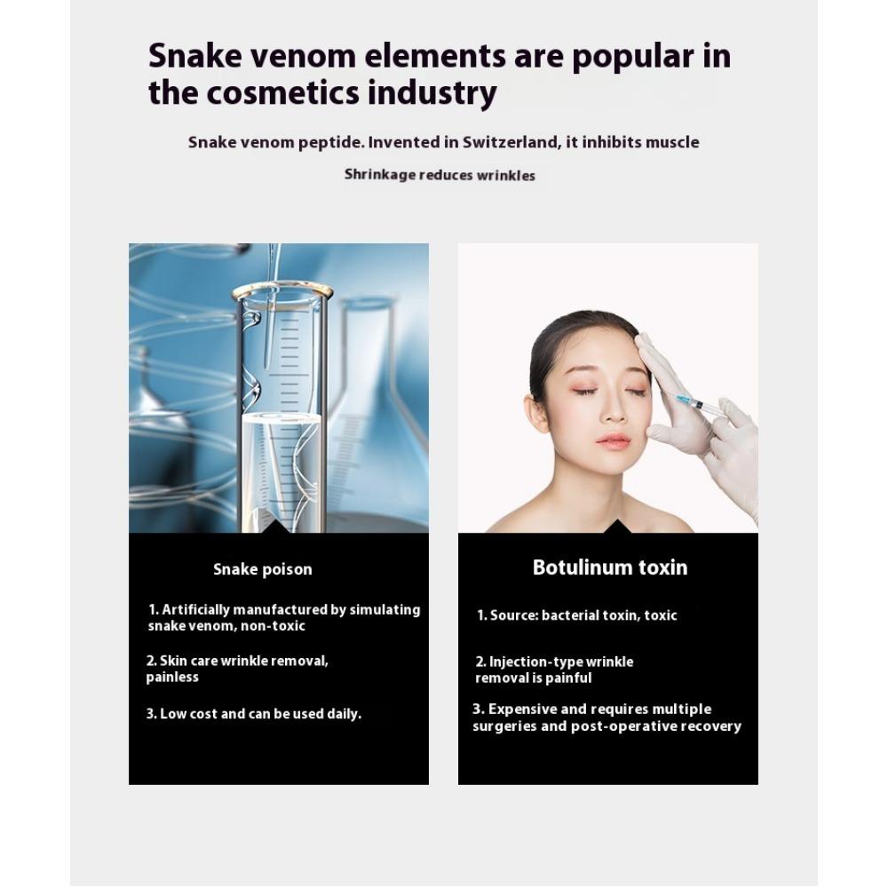 Oční krém s extraktem z hadího jedu, péče o pleť očí, oční vaky, tmavé kruhy pod očima, jemné vrásky