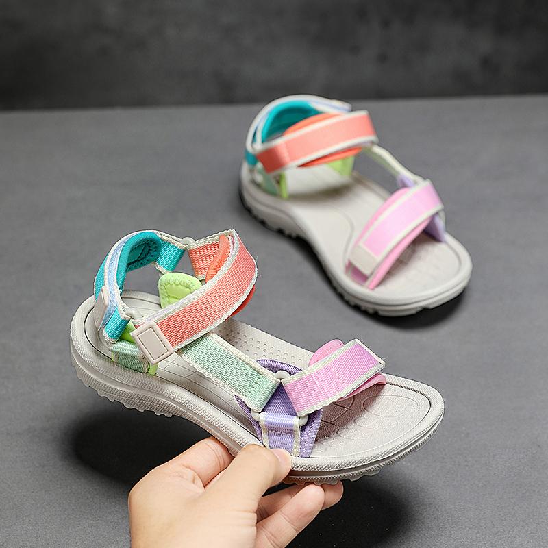 Summer girl's Fashion Lightweight Outdoor Leisure Trend Multi Color Sandals Beach Shoes Slippers