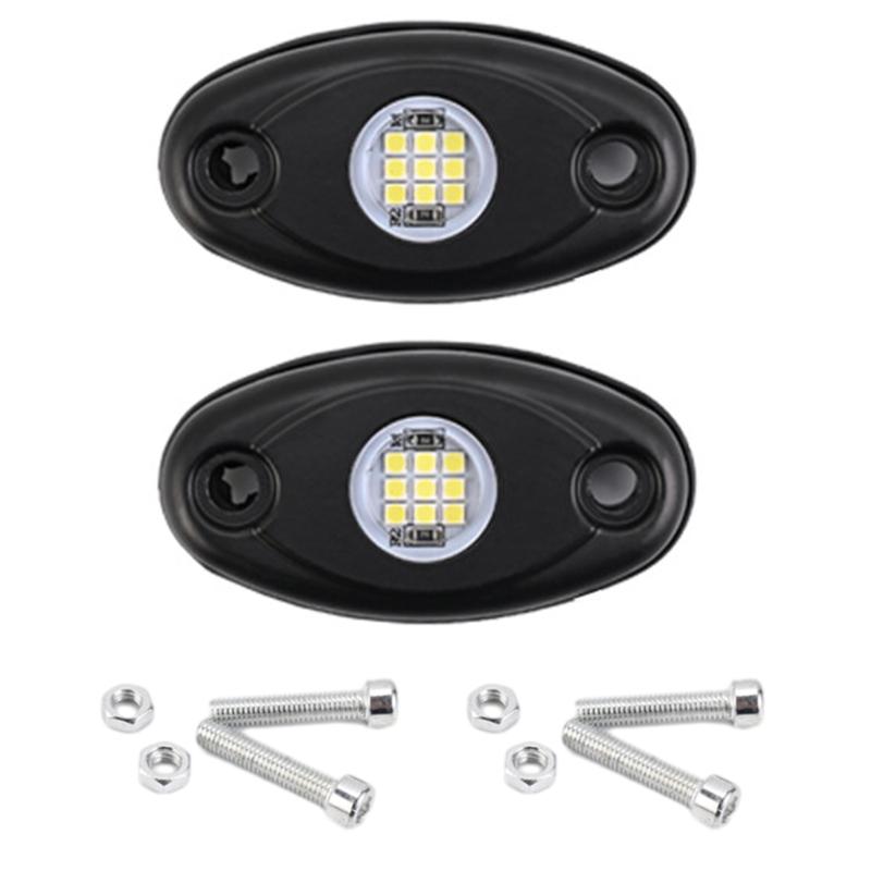 Accesorii Auto Lumini Rock LED 9 LED-uri Lumini Underglow IP67 Impermeabil Lampă Trail Rig pentru Camion Pickups