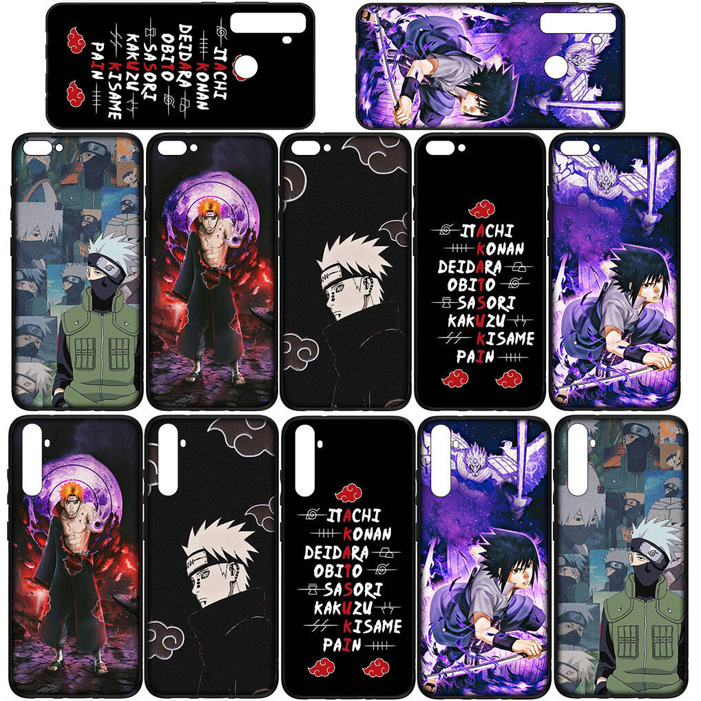 for Samsung Galaxy S25 S24 S23 Ultra FE Plus A17 A37 A57 A56 A55 A06 A16 A15 A36 A26 A35 A05 A25 A54 A34 Phone Case Anime Pain Akatsuki Naruto Cover