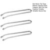 1/2/3Pcs BBQ Handle Flipping Tongs Stainless Steel Grilling Kitchen Cooking Tongs for Sausage Long BBQ Tongs for Turning