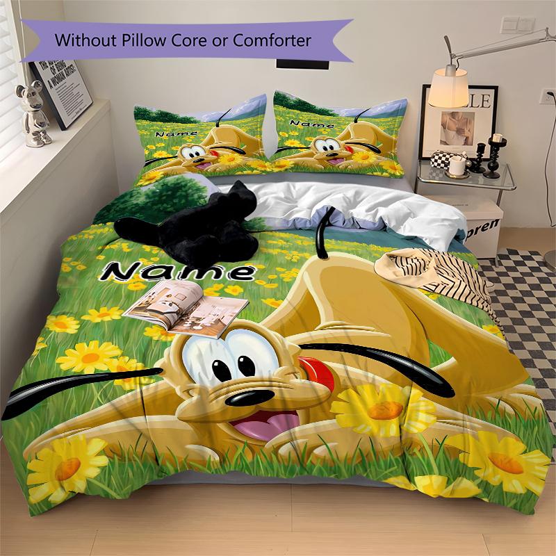 Custom Textile Pluto's Field Bedding 3 Piece Set HD Print Duvet Cover Pillowcases for Teens Adult Bedroom Decoration