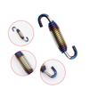 Biqing 55mm Motorcycle Exhaust Pipe Springs, Universal Stainless Steel Muffler Exhaust Pipe Spring Hook for Bike Scooter ATV (Multicolor, 2pcs)