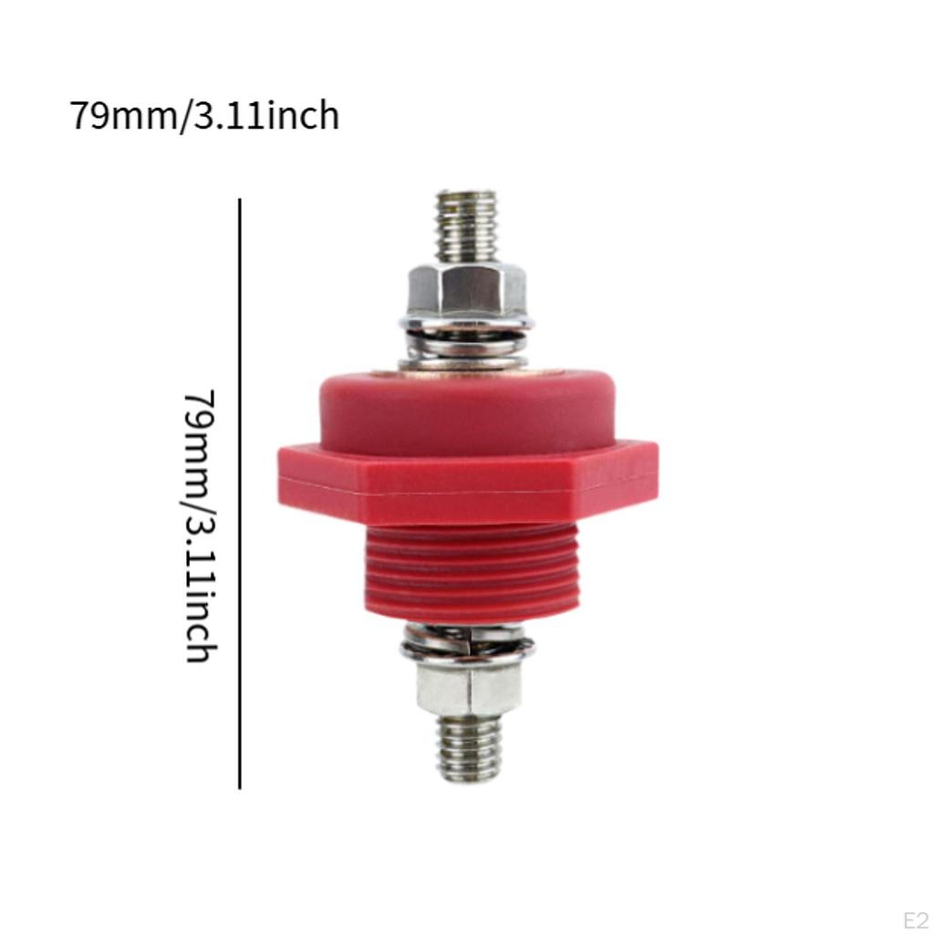 3/8" Thru Panel Battery Terminal Connector High Performance Stud