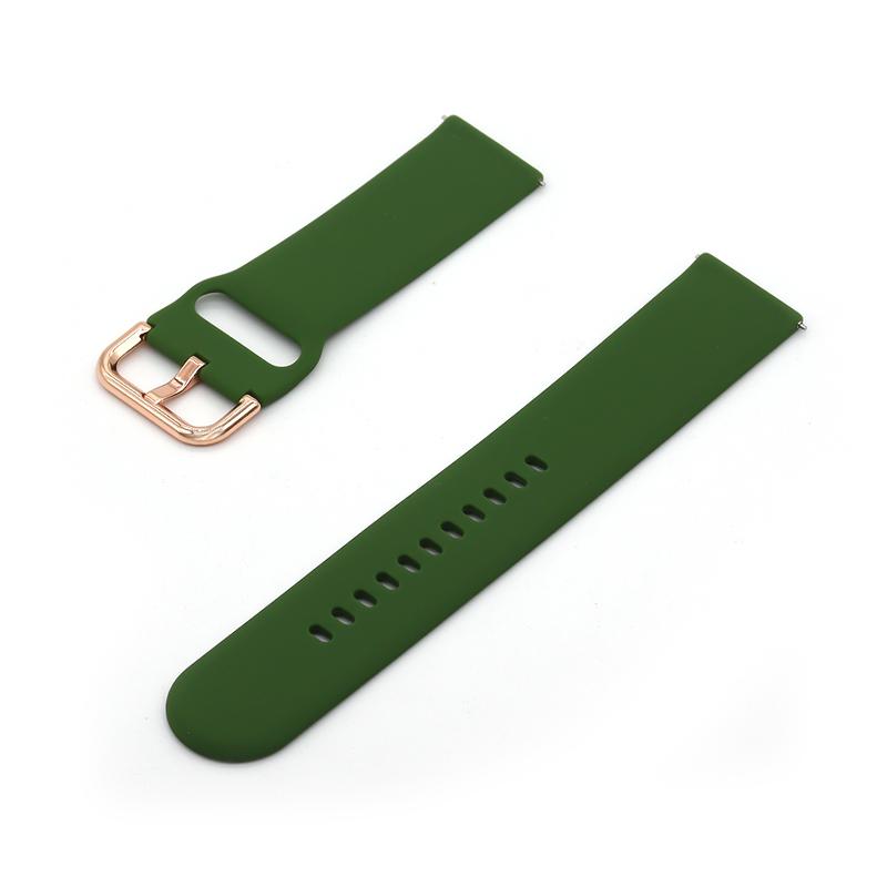 20mm 22mm Silicone Strap for Samsung Galaxy Watch 4/3/Huawei Watch 3/GT2/Amazfit Bip Bracelet Strap for Active 2 42mm 40mm Band