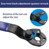 ABGR-4Pcs Adjustable Angle Grinder Spanner Trimmer Cutter Spanner Electric Tool Parts