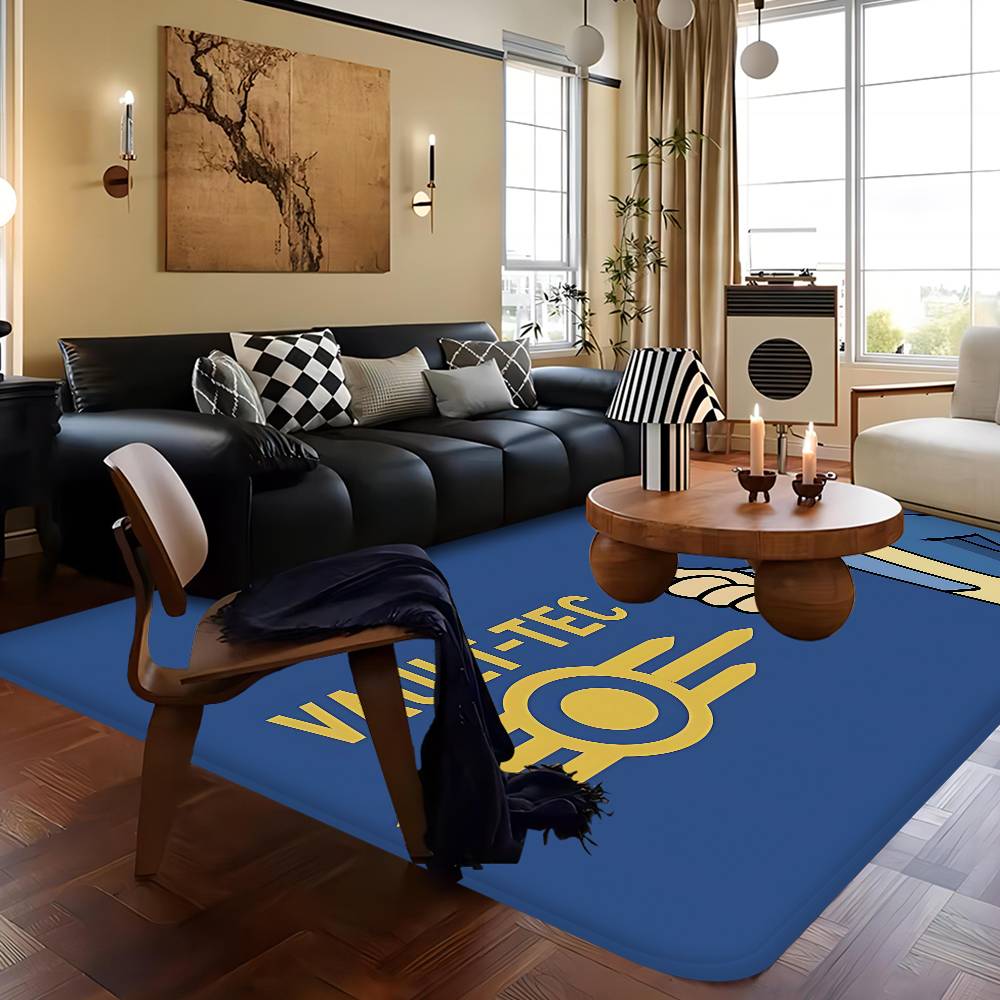 Game Vault Tec F-Fallout Kamer Matten Antislip Absorbeert Water Lange Strip Kussen Slaapkamer Mat Huishoudelijke Tapijten