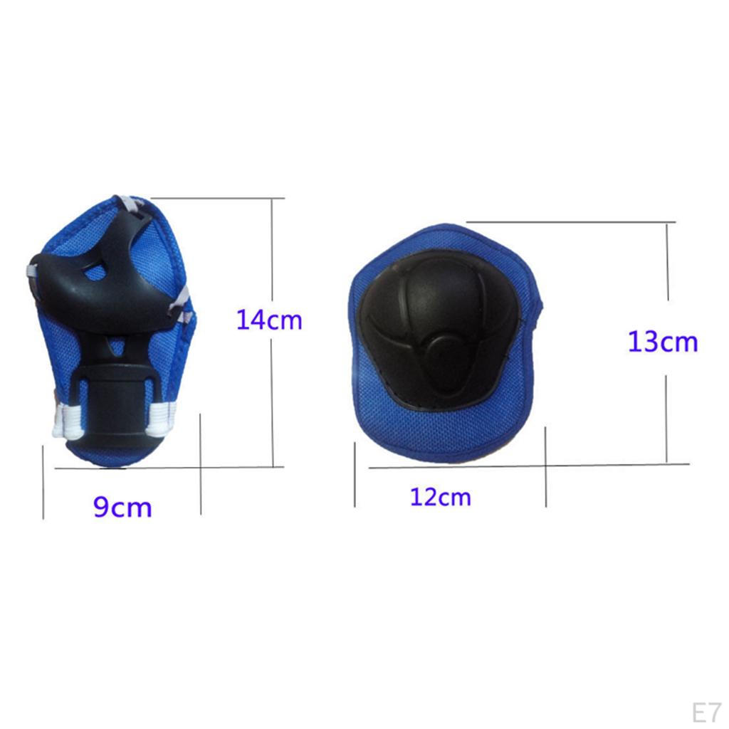6/7 Pcs Elbow Wrist Knee Pads Sport Safety Protective Equipment