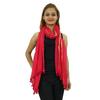 Stola aus Chiffon-Mischung, indischer langer Dupatta Chunni-Nackenwickelschal mit Quaste
