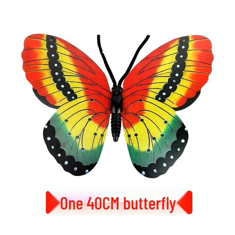 

Spring Breeze Playful Butterfly Dance Props - Children s Handheld Simulation Butterfly for Classical Performances