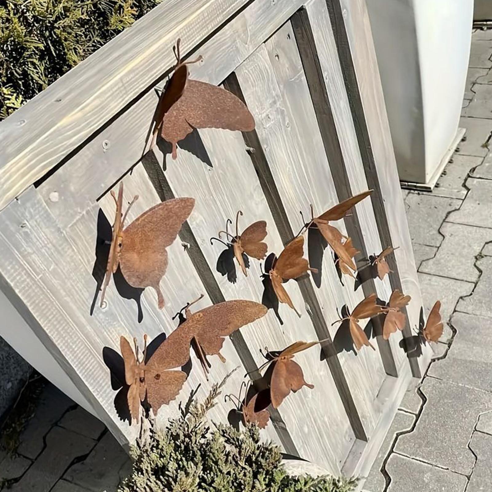 

15-piece Metal Butterfly Wall Stickers Decor Outdoor Butterfly Pictures Aesthetic Decoration For Kids Bedroom Bathroom Garden China Mainland