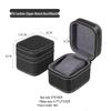 Luxury PU Leather Zippered Watch Box for Men