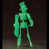 Kaiyodo Takeya Style Jizai Okimono Fish Helmet Warrior Murmillo Glow-in-the-Dark Version Approximately 165mm Tall PVC & ABC Painted Movable Figure