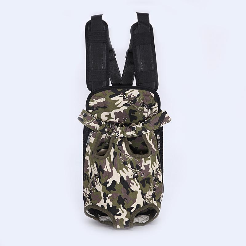 Double Shoulder Pet Travel Backpack with Mesh for Cats and Dogs