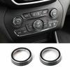 For 14-20 Jeep Grand Cherokee Radio/screen Volume control Switch Knob Trim Cover