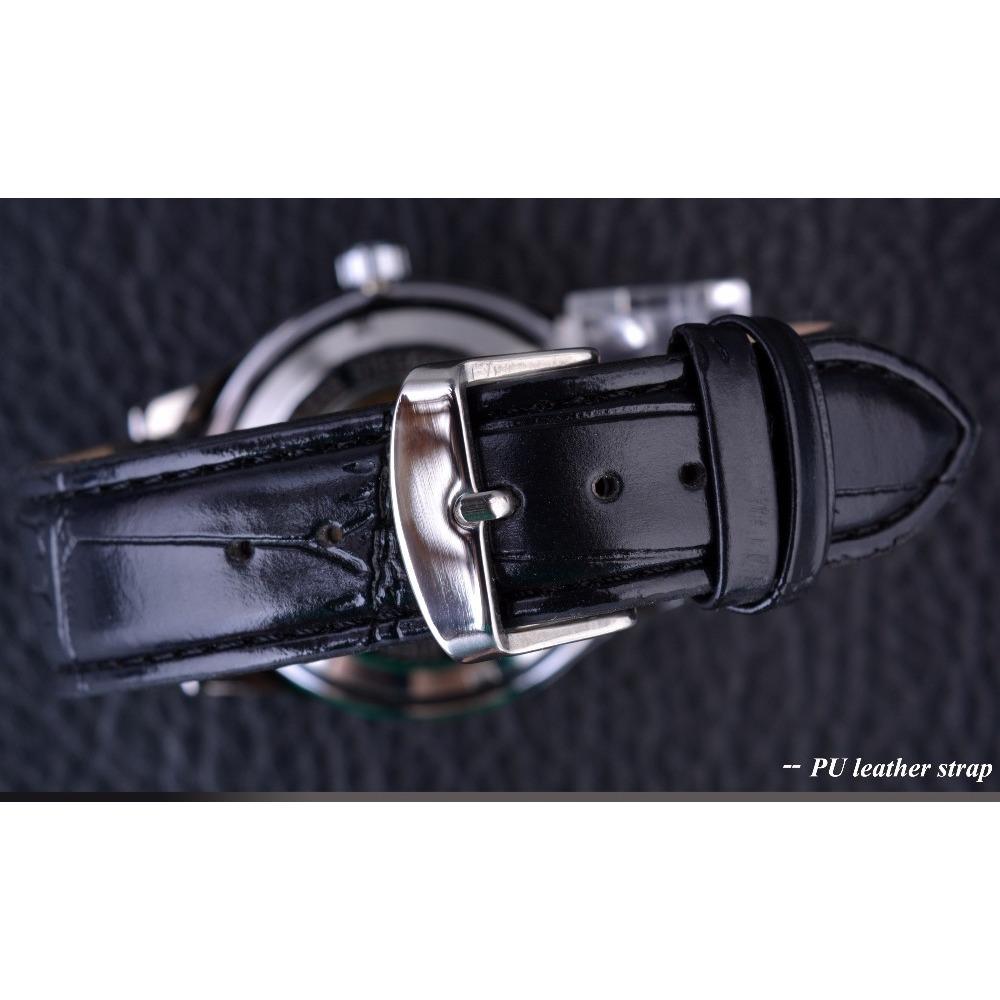 JARAGAR Pánská móda Ležérní dutý mechanický strojek s automatickým mechanickým strojkem GMT933-1-A